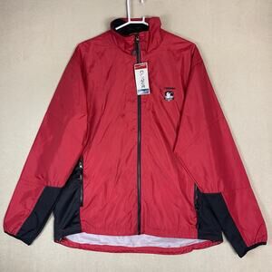 Clique Jacket Mens‎ XL Red Toshiba Golf Classic Windbreaker Full Zip Lightweight